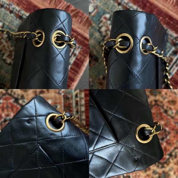 SOLD**Chanel Vintage Classic Small Double Flap Bag - Picture 10 of 13